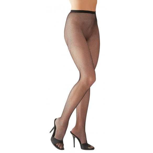 Collant a Rete Sexy - Nero (Taglia Unica S-L) 