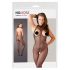 Bodystocking Erotico Aperto al Seno e all'Inguine - Nero (S-L) 