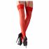 Cottelli - Calze di pizzo rosso  - 3/M-L