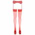 Cottelli - Calze di pizzo rosso  - 3/M-L