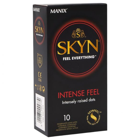 Manix SKYN Intense - preservativi senza lattice, perlati (10 pezzi)