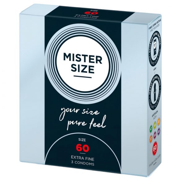 Mister Size preservativo sottile - 60mm (3 pz)