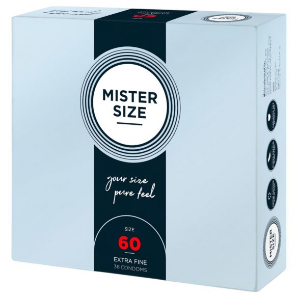 Preservativi Sottili Mister Size - 60mm (36 pezzi) 