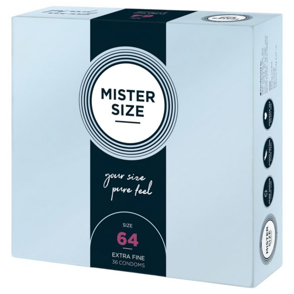 Mister Size preservativo sottile - 64mm (36 pezzi)