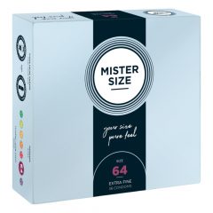 Preservativo Ultra Sottile Mister Size - 64mm (36 pezzi)