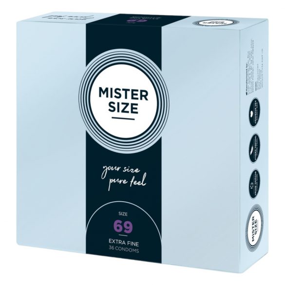 Preservativo Ultra Sottile Mister Size - 69mm (Confezione da 36) 