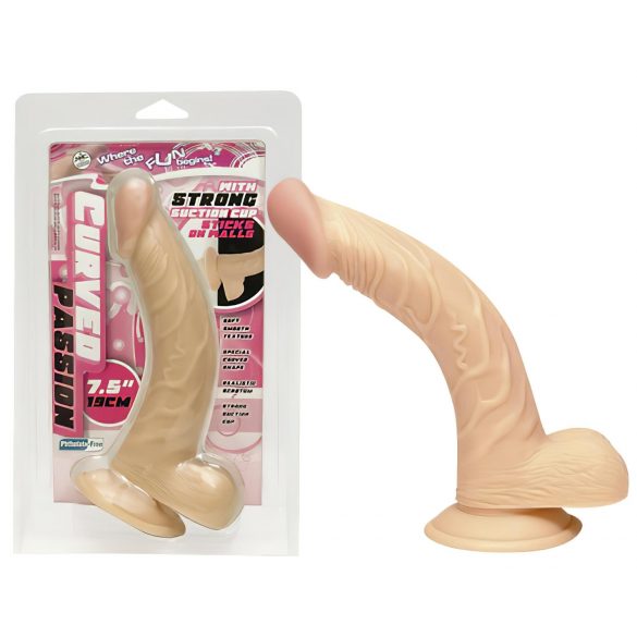 Dildo realistico flessibile e venato 