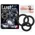 You2Toys - Trio di anelli fallici Lust - nero 