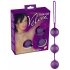 Tris di Sfere Kegel in Velluto Viola - You2Toys 