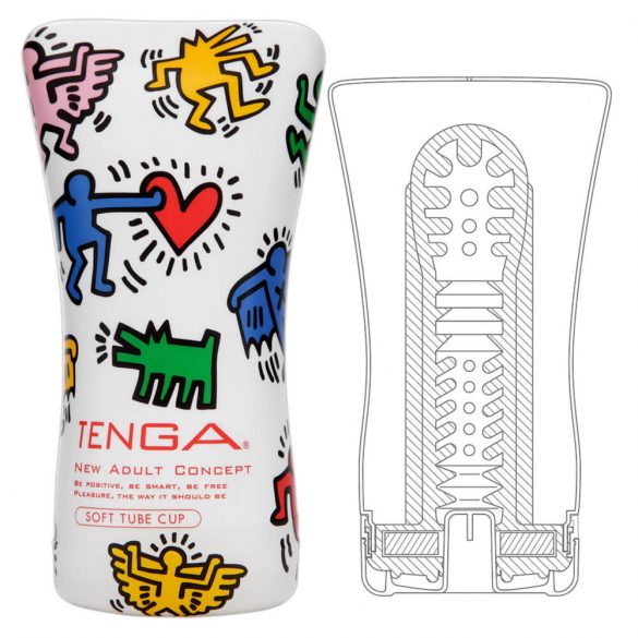 TENGA Keith Haring - Tubo Morbido 