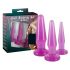 Set di Dildo Anali per Allenamento You2Toys - 3 Pezzi (Viola) 