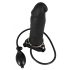 Dildo Strap-On Cavo Gonfiabile in Silicone - You2Toys (Nero) 