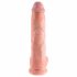 Dildo Realistico King Cock 10 con Testicoli Grande (25 cm) - Colore Naturale 