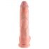 King Cock 10 Dildo Grande con Testicoli (25 cm) - Naturale