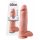 Dildo King Cock 12 pollici con testicoli grande (30 cm) - colore naturale 