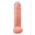 Dildo King Cock 12 pollici con testicoli grande (30 cm) - colore naturale 