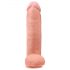 Dildo King Cock 12 pollici con testicoli grande (30 cm) - colore naturale 