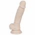 Dildo realistico in silicone con ventosa - dimensione media (naturale) 