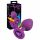 Colorful JOY - plug anale in silicone - medio (viola)