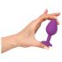 Colorful JOY - Plug anale in silicone medio (viola)