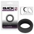 Anello Fallico Spesso in Silicone Black Velvet (Diametro Interno 2,6cm) - Nero 