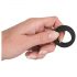 Anello Fallico Spesso in Silicone Black Velvet (Diametro Interno 2,6cm) - Nero 