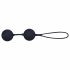 Duo di palline di piacere Black Velvet in silicone 