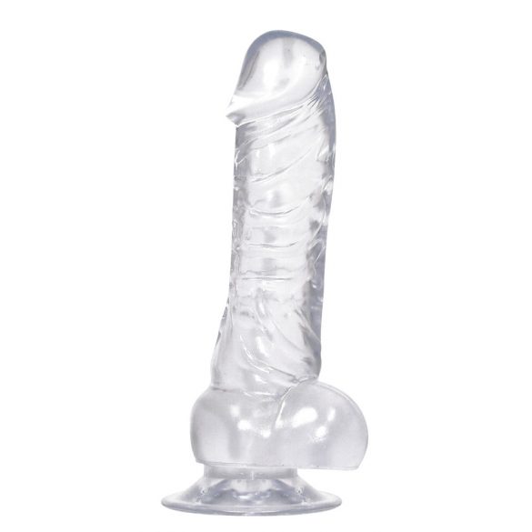 Dildo Trasparente con Ventosa 