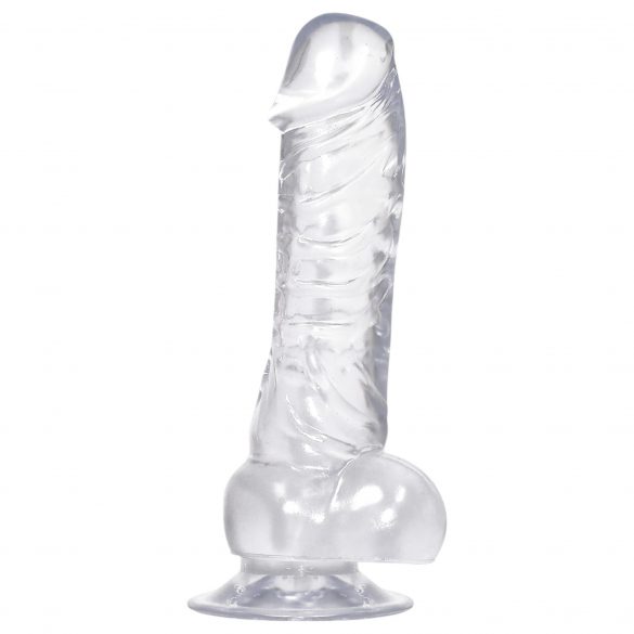 Dildo Trasparente con Ventosa 