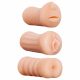 Set Masturbatori da Tasca Juicy (3 pezzi) - Vagina, Bocca e Ano 