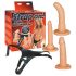 Set di Dildo con Imbracatura Intercambiabili - Naturale 