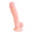 Dildo in silicone medico realistico (18cm) - colore naturale 