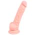 Dildo in silicone medico realistico (18cm) - colore naturale 