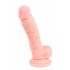 Dildo in silicone medico realistico (18cm) - colore naturale 