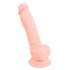 Dildo in silicone medico realistico (18cm) - colore naturale 