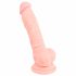 Dildo in silicone medico realistico (18cm) - colore naturale 