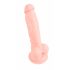 Dildo in silicone medico realistico (18cm) - colore naturale 