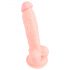 Dildo in silicone medico realistico (18cm) - colore naturale 