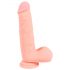 Medical - dildo dritto in silicone medico (20cm) - naturale