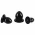 Set di Dildo Anali Graduali You2Toys - Kit di Plug per Dilatazione in 3 Misure (Nero) 