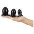 Set di Dildo Anali Graduali You2Toys - Kit di Plug per Dilatazione in 3 Misure (Nero) 