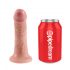 Dildo Realistico King Cock con Imbracatura 6 - Strap-On Naturale 