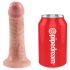 Dildo Realistico King Cock con Imbracatura 6 - Strap-On Naturale 