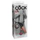 King Cock Strap-on 12 - dildo indossabile con imbracatura (30 cm)