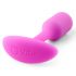 b-vibe Snug Plug 1 - plug anale con peso interno (55g) - rosa