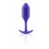 Razzo Anale Doppio Peso b-vibe Snug Plug 2 - Per Intermedi e Avanzati (114g) - Viola 