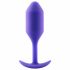 Razzo Anale Doppio Peso b-vibe Snug Plug 2 - Per Intermedi e Avanzati (114g) - Viola 