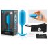 Dildo Anale Premium per Esperti con Doppio Peso Interno Snug Plug 3 (180g) - Blu 