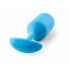 Dildo Anale Premium per Esperti con Doppio Peso Interno Snug Plug 3 (180g) - Blu 