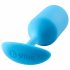 Dildo Anale Premium per Esperti con Doppio Peso Interno Snug Plug 3 (180g) - Blu 